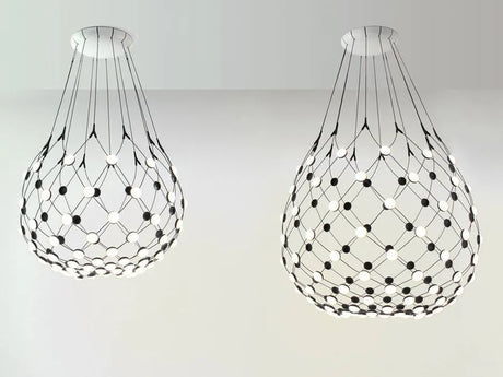 Mesh LED Pendelleuchte Ø80 von Luceplan - 1 Meter Kabel - Jacobsen Plus