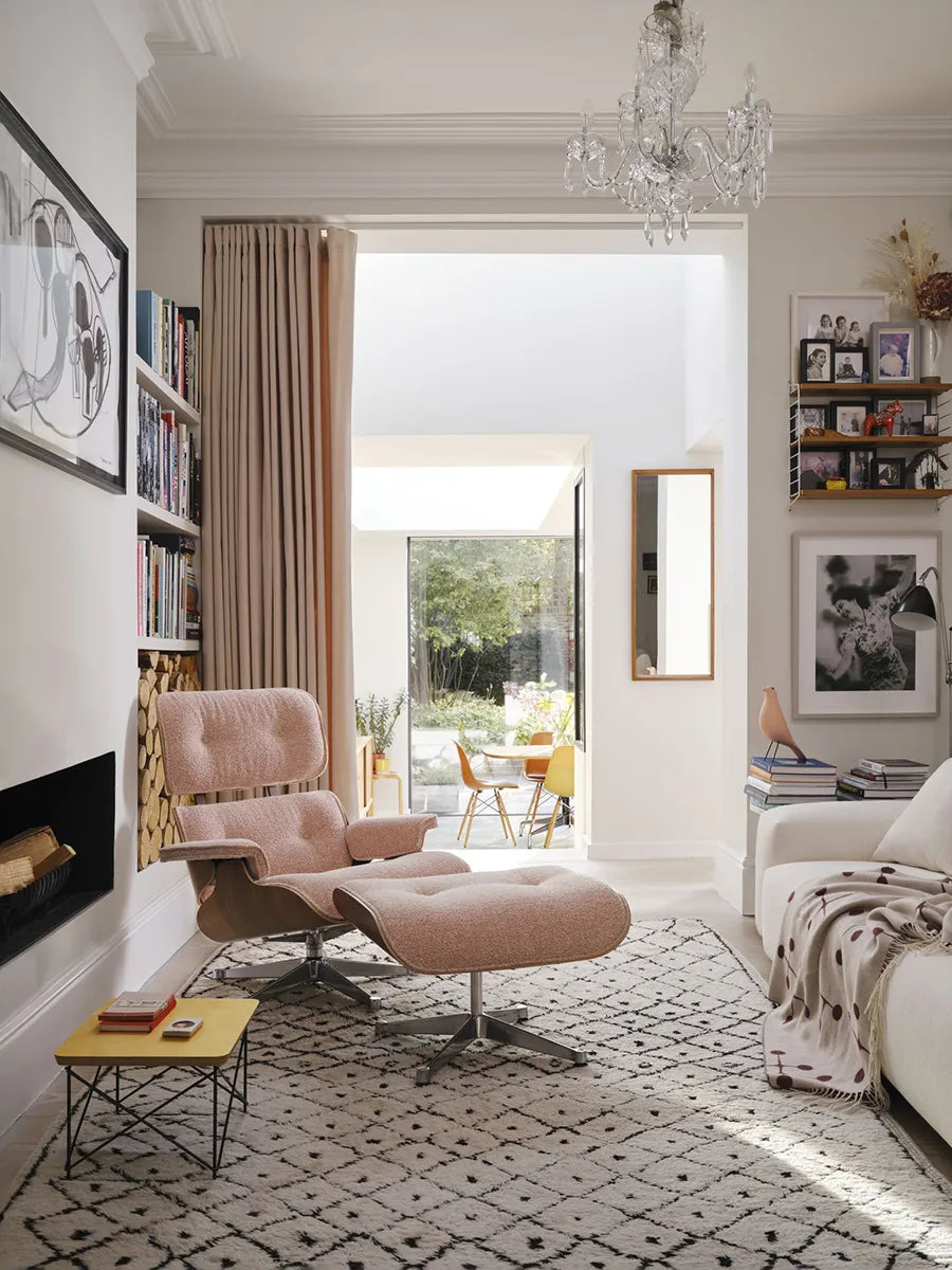 Eames Lounge Chair inkl. Fodskammel, valnød/Nubia fra Vitra - 3 - Jacobsen Plus