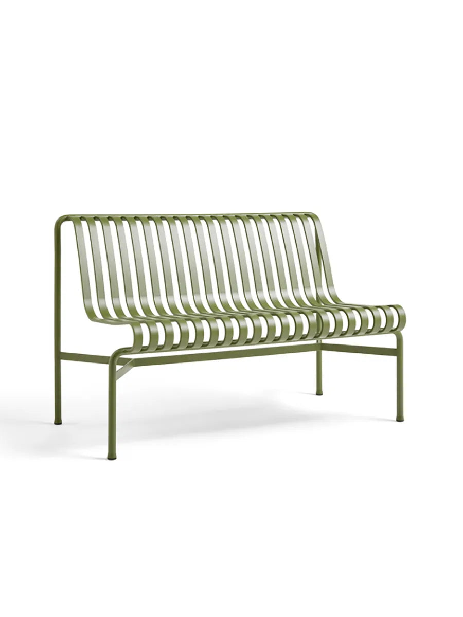 Palissade Dining Bench ohne Armlehnen, olive von Hay