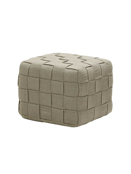 Cube Fußhocker von Cane-line - Taupe - Jacobsen Plus