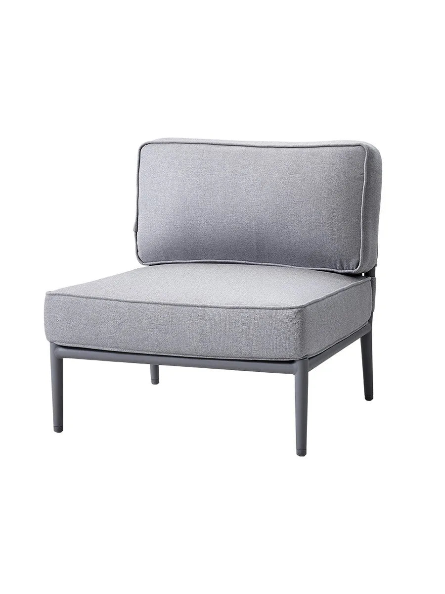 Conic Enkeltmodul inkl. Hyndesæt fra Cane-line - Light grey - Jacobsen Plus