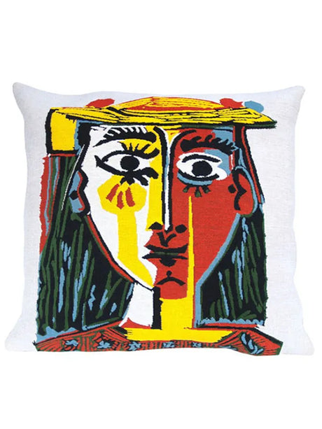 Picasso Portrait of a Woman with a Hat Kissen von Poulin Design - 1 - Jacobsen Plus