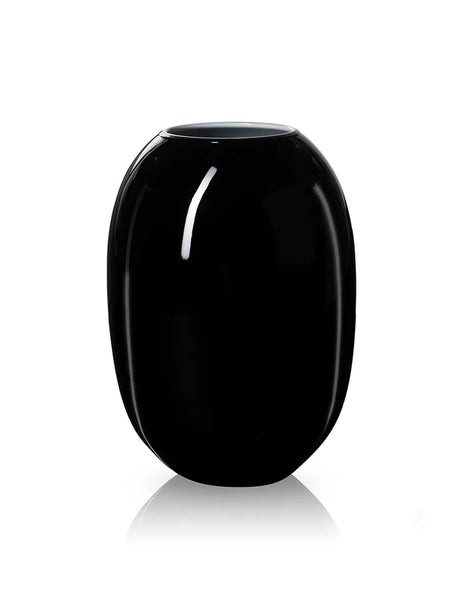 SUPER Vase von Piet Hein (Schwarz/Opal) - 25 cm - Jacobsen Plus