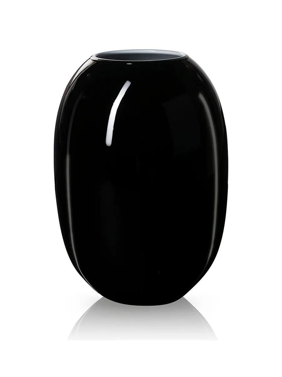 SUPER Vase fra Piet Hein (Sort/Opal) - 30 cm - Jacobsen Plus