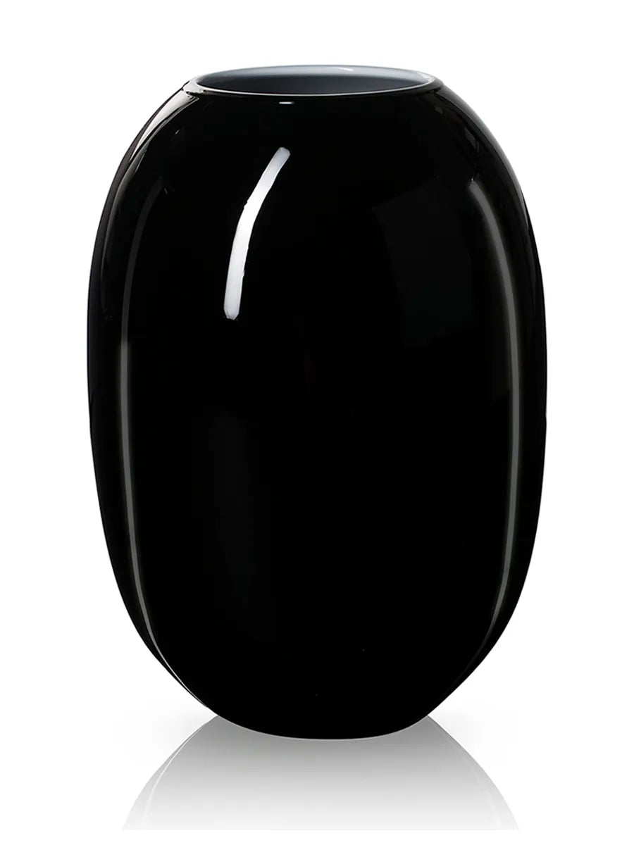SUPER Vase fra Piet Hein (Sort/Opal) - 50 cm - Jacobsen Plus