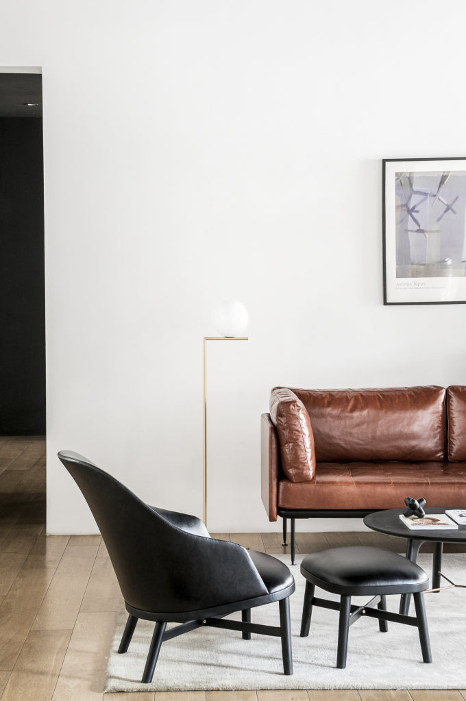 Bund Lounge-Sessel, Walnuss, Melange Nap 111 von Stellar Works - 4 - Jacobsen Plus