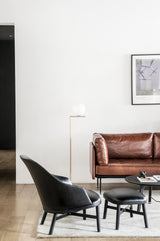 Bund Lounge-Sessel, Walnuss, Melange Nap 111 von Stellar Works - 4 - Jacobsen Plus