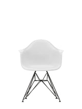 Eames Plastic Armchair DAR, Schwarz Pulverbeschichtung von Vitra - Weiß - Jacobsen Plus