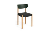Pack Chair 11, geölte Eiche von HAY - Sitz: Remix 973 - Rückenlehne: Palm Green - Jacobsen Plus