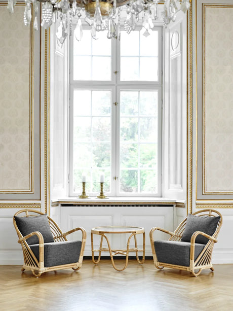 Charlottenborg Sessel af Arne Jacobsen - A622 Crumble - Beige - Jacobsen Plus