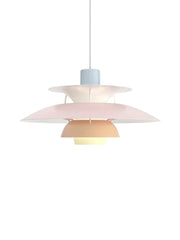 PH 5 Pendelleuchte, Pastel Blue Rose Peach von Poul Henningsen