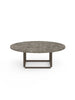 Florence Sofabord Ø90, gris du marais/beige grey fra New Works