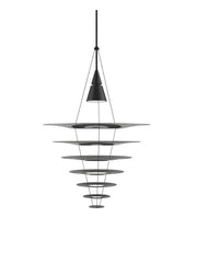 Enigma 825 Pendelleuchte Schwarz von Louis Poulsen