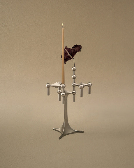 Nagel Stand, gebürstetes Chrom von STOFF Nagel - 4 - Jacobsen Plus