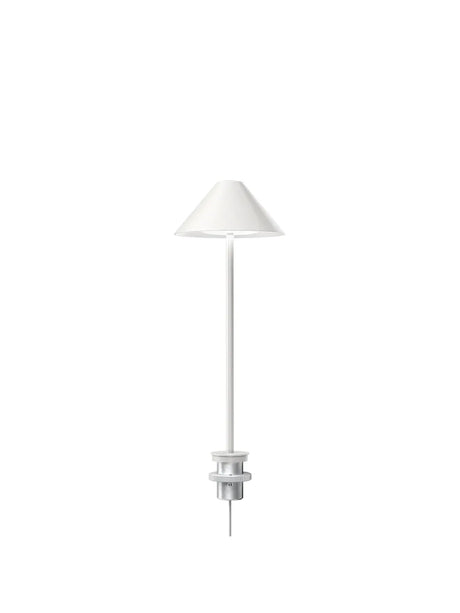 Keglen Bordlampe fra Louis Poulsen - Hvid / Pind - Jacobsen Plus
