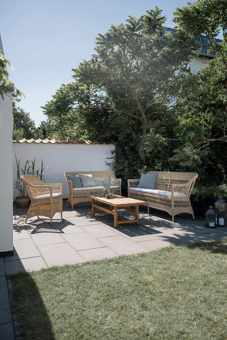 Charlot Gartenstuhl, Natural von Sika-Design - Kein Kissen - Jacobsen Plus
