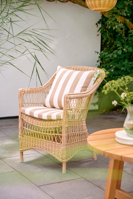 Charlot Gartenstuhl, Natural von Sika-Design - Kein Kissen - Jacobsen Plus