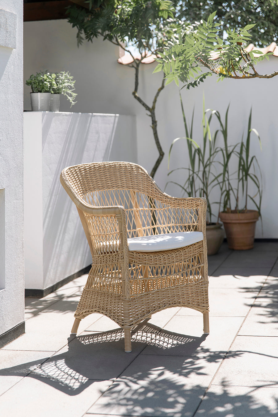Charlot Gartenstuhl, Natural von Sika-Design - 6 - Jacobsen Plus