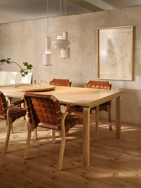 A333 Turnip Pendelleuchte von Artek - Ring weiß Lacquered - Jacobsen Plus