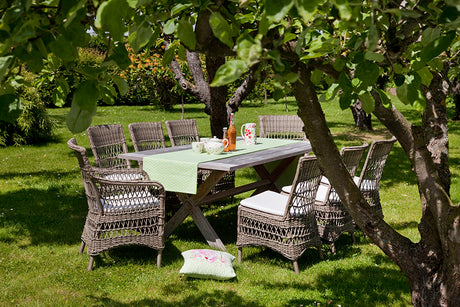 Marie Gartenstuhl, Antique Grey von Sika-Design - Kein Kissen - Jacobsen Plus