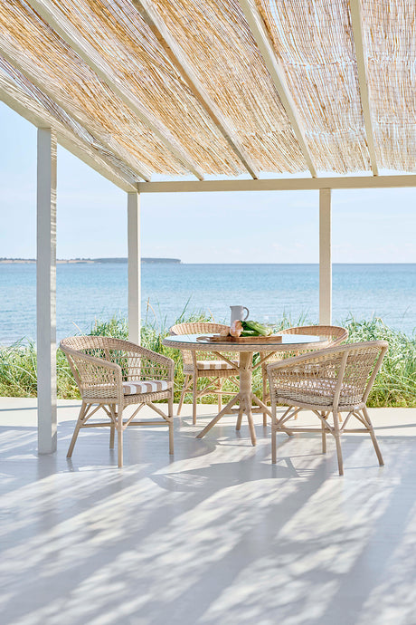 Emma Gartenstuhl, Natural von Sika-Design - Kein Kissen - Jacobsen Plus