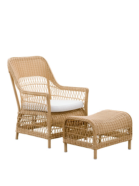Dawn Fußhocker, Natural von Sika-Design - 5 - Jacobsen Plus