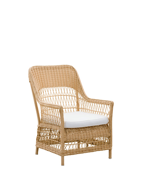 Dawn Lounge-Sessel, Natural von Sika-Design - Kein Kissen - Jacobsen Plus