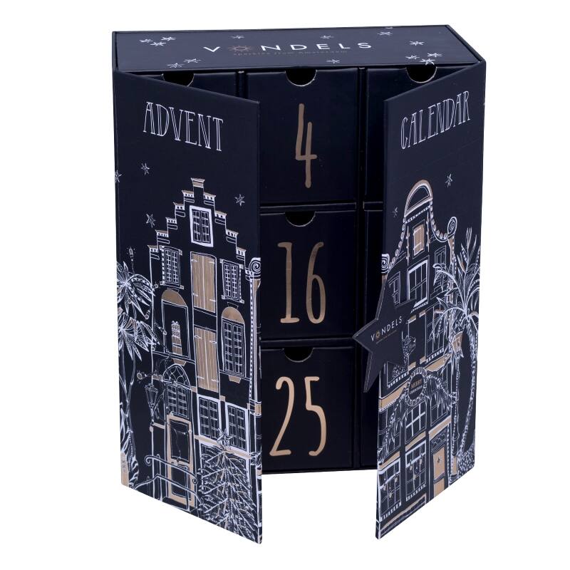 Vondels Adventskalender – Sæt med 9 julekugler - 1 - Jacobsen Plus