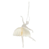 Papierklip Ballerina in Tanzposition von Ib Laursen - Weiß - Jacobsen Plus