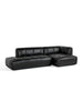 Quilton 3 pers. Sofa, kombination 21, højre fra Hay