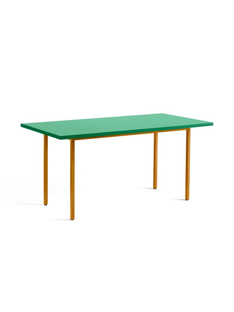 Two-Colour Esstisch 160x82 von HAY - Grüne Minze / Ocker - Jacobsen Plus