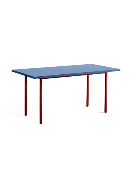 Two-Colour Esstisch 160x82 von HAY - Blau / Bordeauxrot - Jacobsen Plus