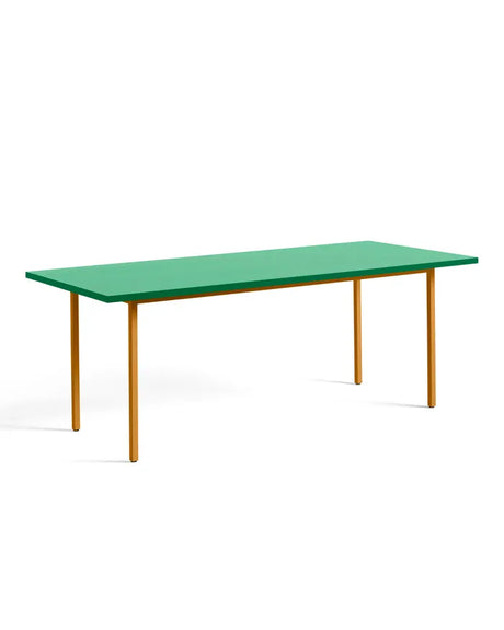 Two-Colour Esstisch 200x90 von Hay - Grüne Minze / Ocker - Jacobsen Plus