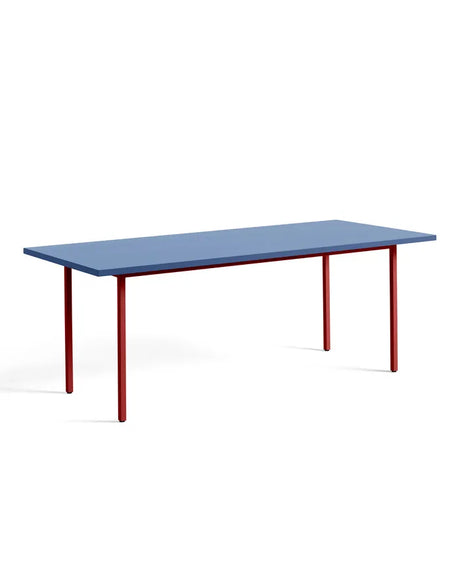 Two-Colour Esstisch 200x90 von Hay - Blau / Bordeauxrot - Jacobsen Plus