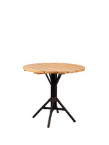 Nicole Cafébord Ø80 von Sika-Design - Schwarz - Jacobsen Plus