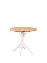 Nicole Cafébord Ø80 von Sika-Design - Weiß - Jacobsen Plus