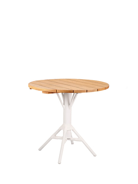 Nicole Cafébord Ø80 von Sika-Design - Weiß - Jacobsen Plus