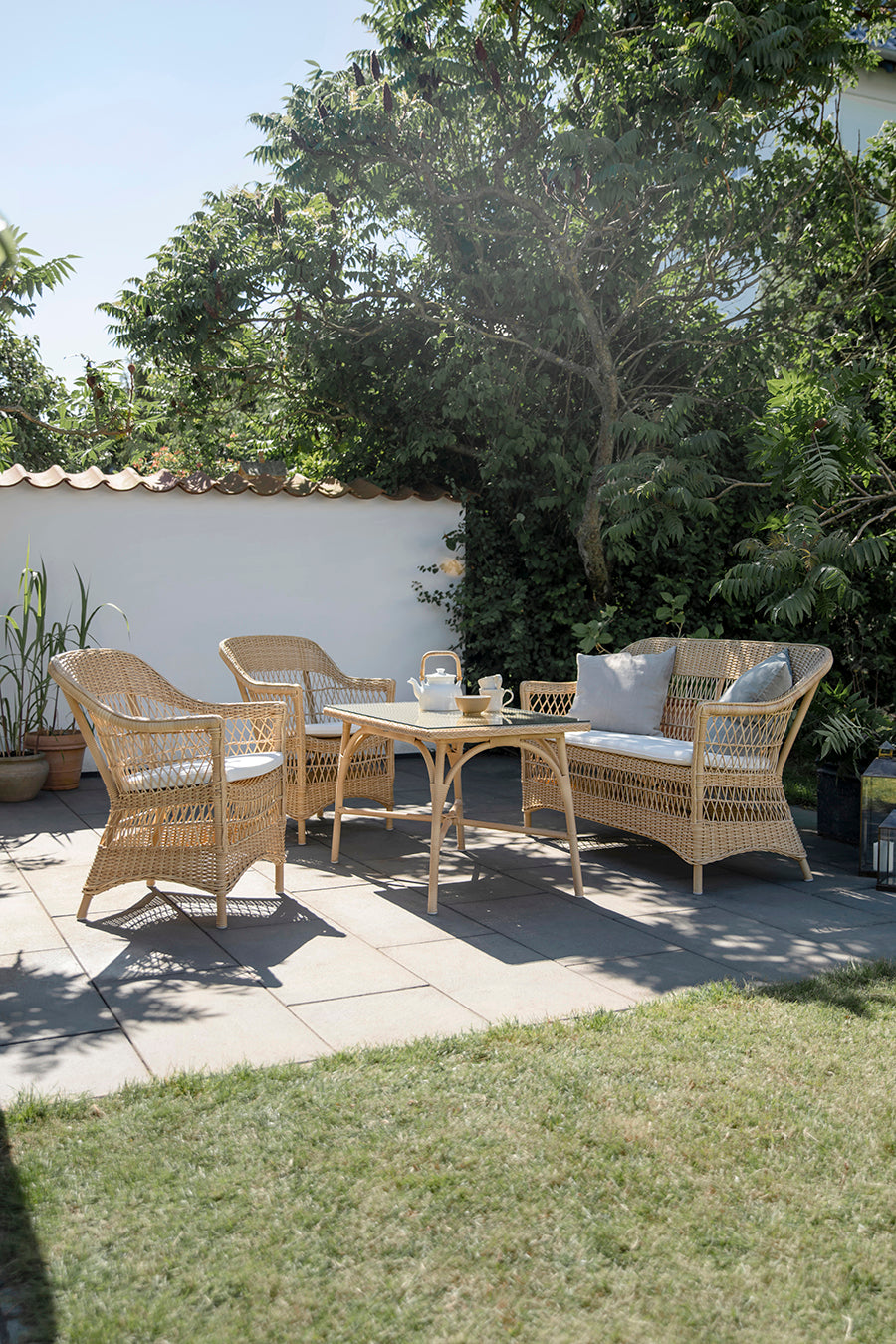 Charlot Gartenstuhl, Natural von Sika-Design