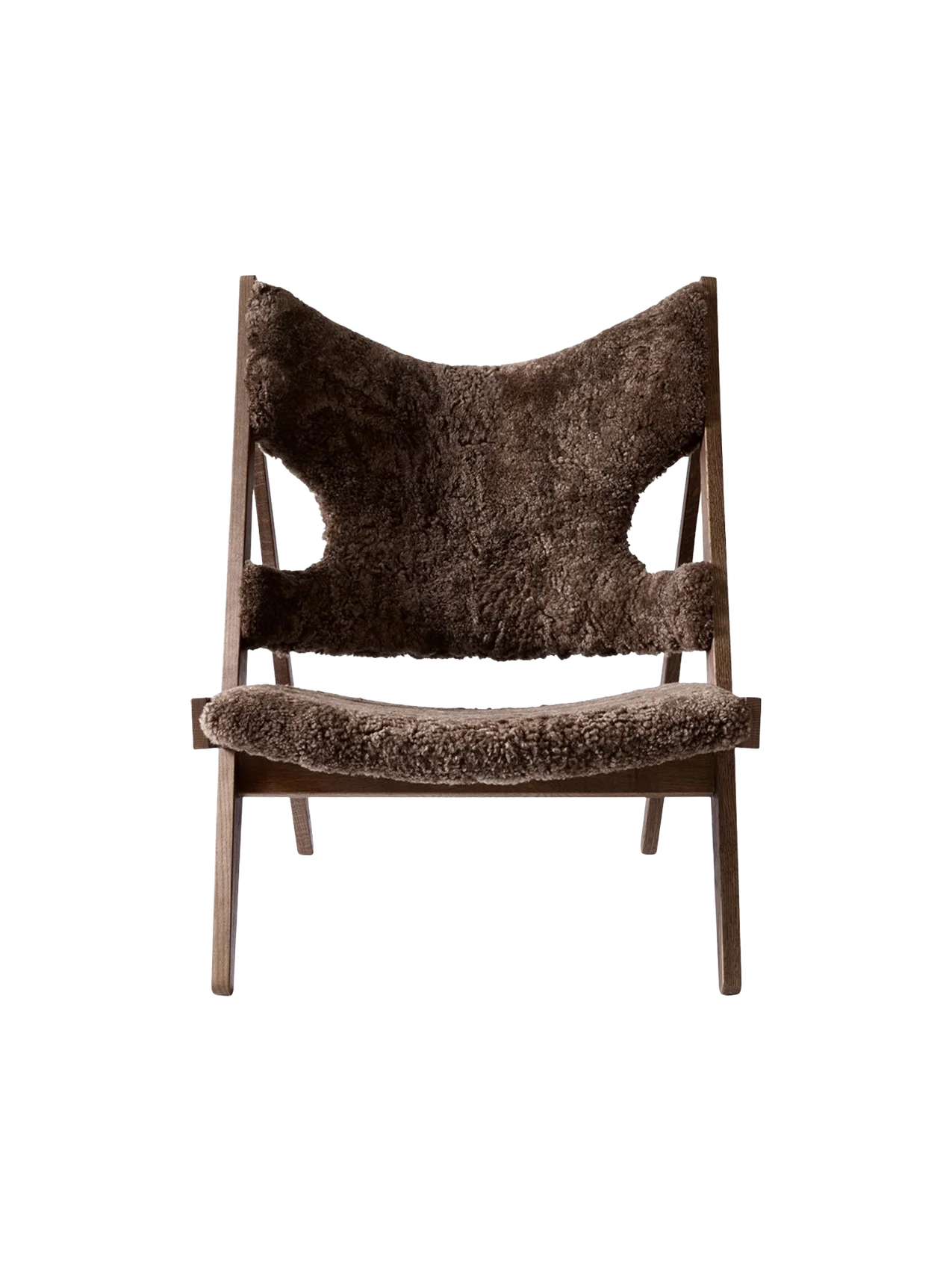 Knitting Lounge Chair, Sheepskin fra Audo Copenhagen