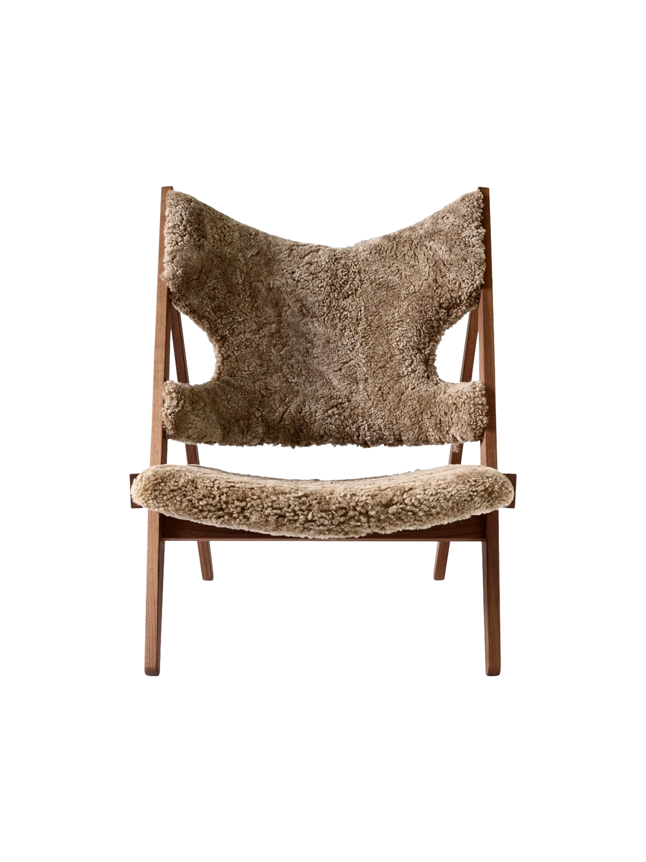 Knitting Lounge Chair, Sheepskin fra Audo Copenhagen
