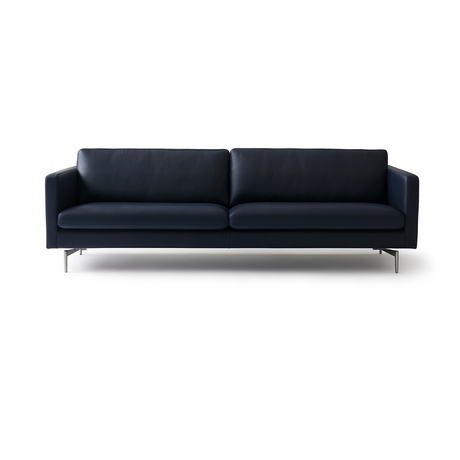 MH276 4 pers. Sofa in Baltique Anilinleder von Mogens Hansen - Baltique 97055 (Dunkelblau) - Jacobsen Plus