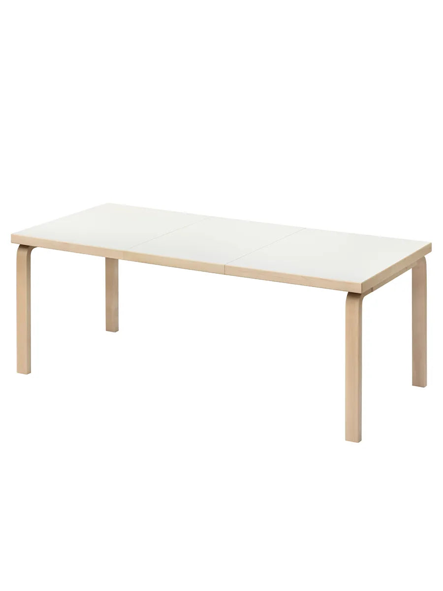 Aalto Table Extendable 97, 135/190x85 cm fra Artek - Hvid Laminat - Jacobsen Plus