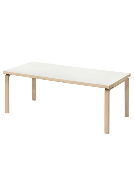 Aalto Tisch Extendable 97, 135/190x85 cm von Artek - Weißes Laminat - Jacobsen Plus