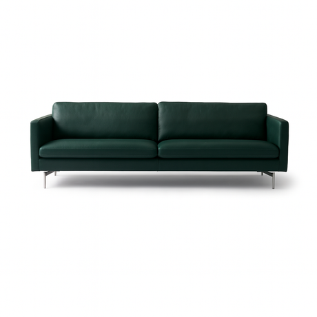 MH276 4 pers. Sofa in Baltique Anilinleder von Mogens Hansen - Baltique 98001 (Grün) - Jacobsen Plus