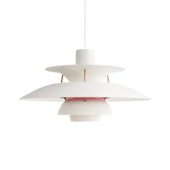 PH 5 Pendelleuchte, Modern white von Poul Henningsen