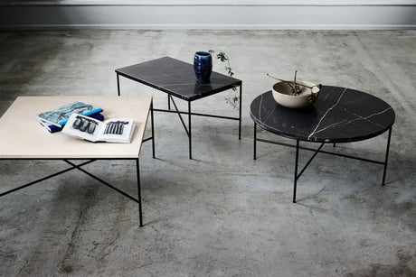 Planner Couchtisch 75x45 von Fritz Hansen - Holzkohle - Jacobsen Plus