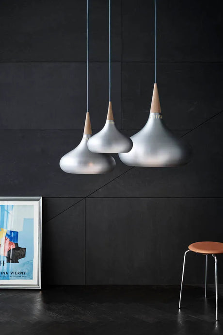 Orient Pendelleuchte, Aluminium von Fritz Hansen - P1 (Ø250mm) - Jacobsen Plus