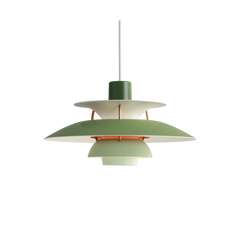 PH 5 Mini Pendelleuchte, Hues of green von Poul Henningsen