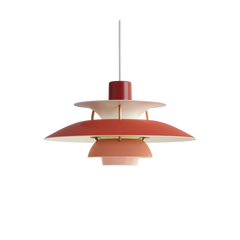 PH 5 Mini Pendelleuchte, Hues of red von Poul Henningsen
