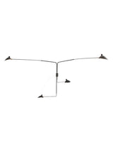 Big Wall Lamp m/4 Rotierende Gerade Arme von Serge Mouille - 1 - Jacobsen Plus